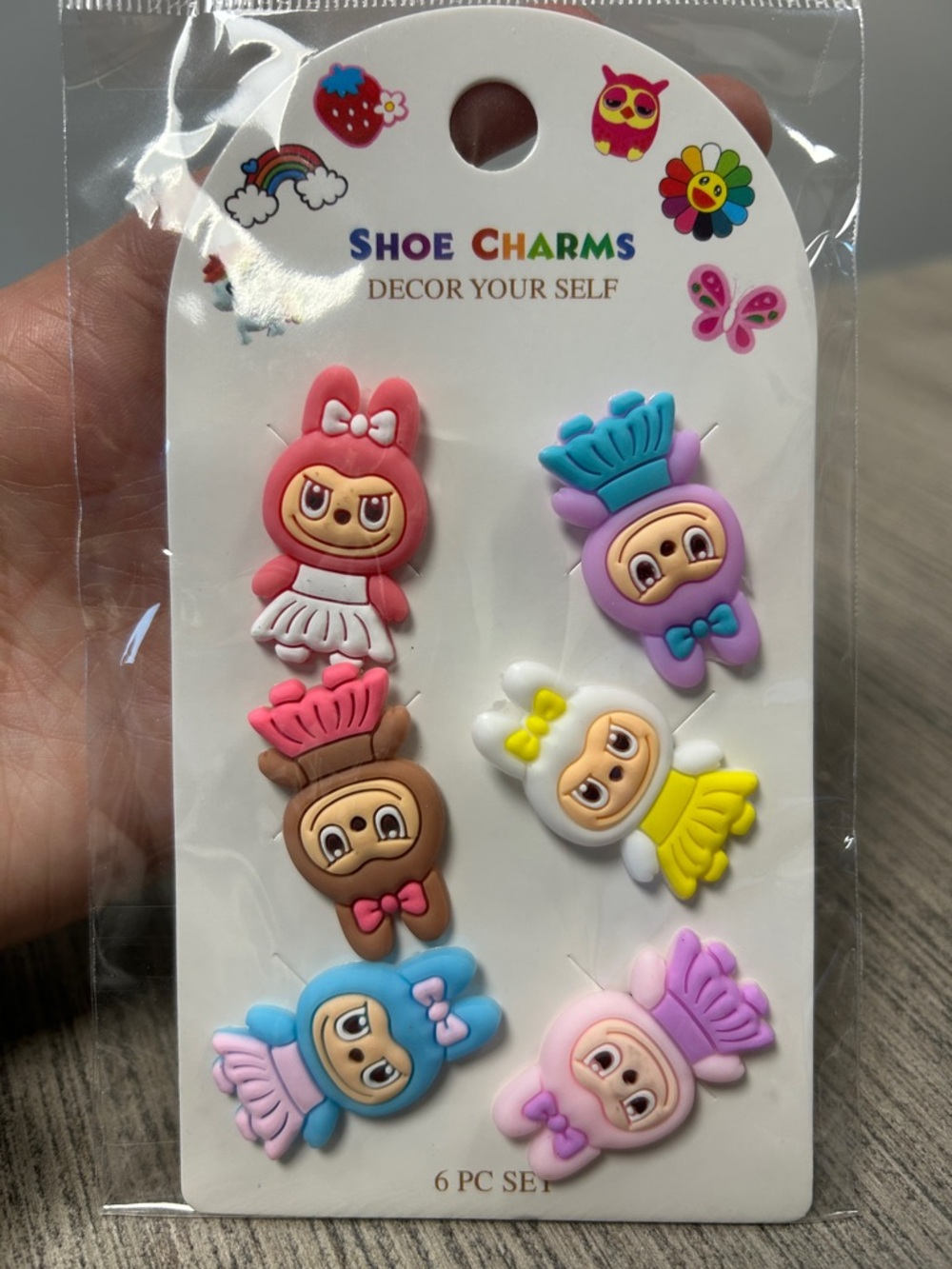 Fuzzy Monster Shoe Charms Jibbitz